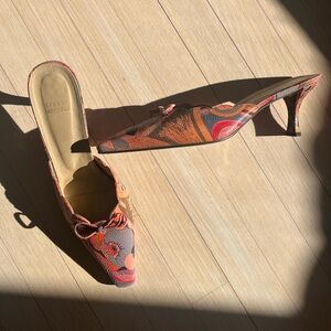 EUC Worn 2x Stuart Weitzman Mules